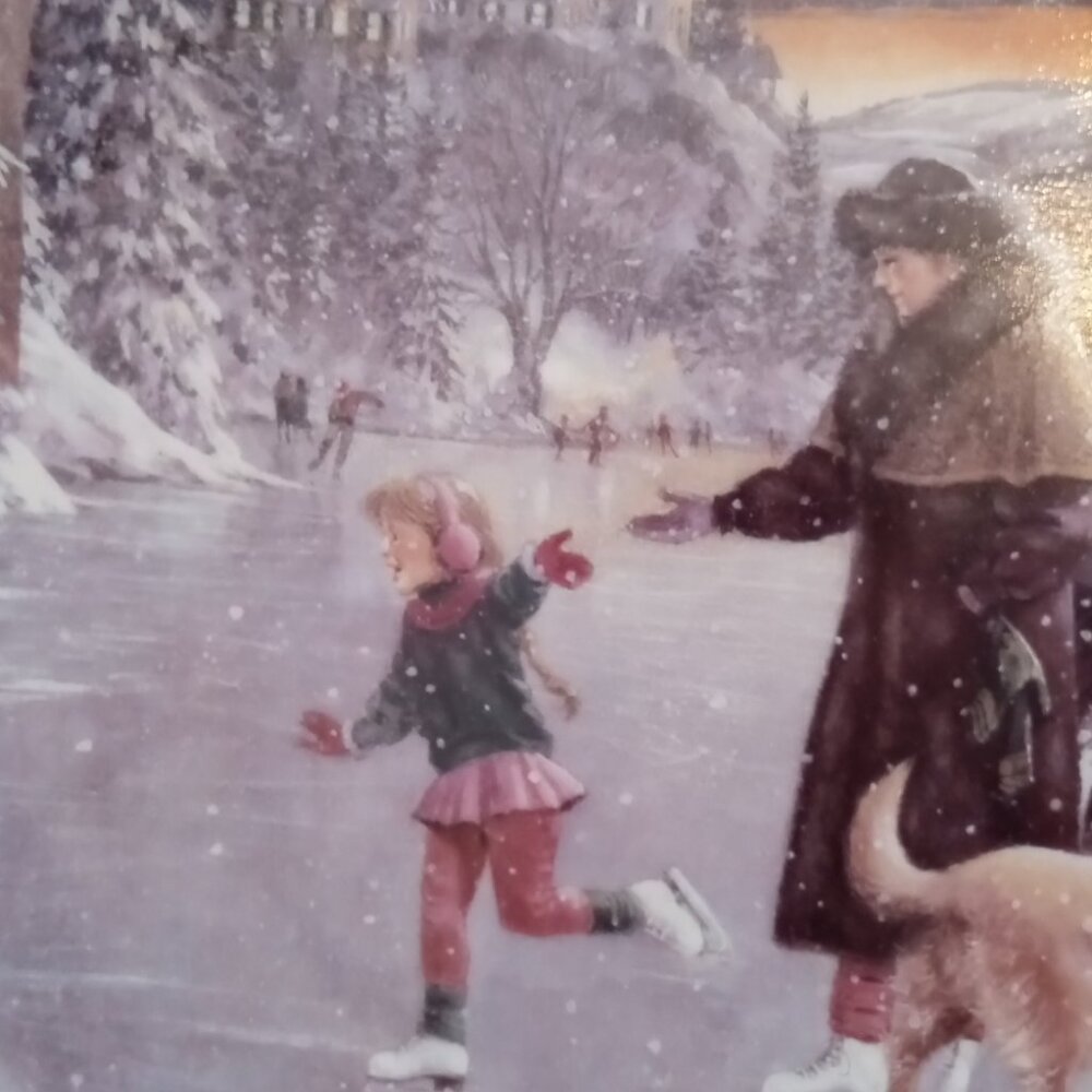 D. R. Laird Collector Plate "Winter Eve" - Picture 5 of 7